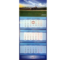 Квартальный календарь 2026 (Ту-160) разм. 38 х 96 см