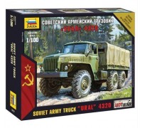 7417 Советский армейский грузовик Урал-4320 (1:100)